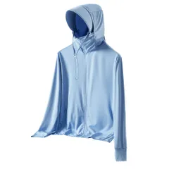 ☆ ブルー×メンズ ☆ XLサイズ ☆ パーカー長袖 ラッシュガード UVカット パーカー 長袖 ラッシュガード レディース ファスナー アウター メッシュ 通気性 冷感素材 紫外線対策 指穴 つば サンバイザー 体型カバー 薄手 紫外線カット 日焼け防止