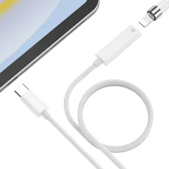アップルペンシル充電ケーブル 1M 【2024年新モデル】Apple Pencil第一世代を充電する ipad10とBluetoothペアリング usb-c apple pencilアダプタアップルペンシル充電アダプター adapter ライトニングからtyp