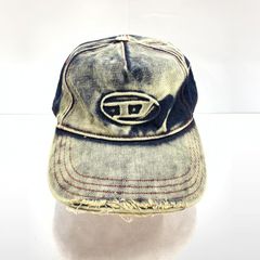 DIESEL デニム キャップ ダメージ加工 - メルカリ