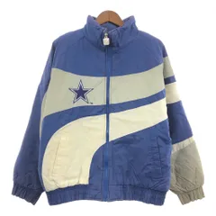 【B品】 LOGO7 ロゴセブン NFL ダラス・カウボーイズ 中綿ナイロンジャケット プロチーム マルチカラー (メンズ XL/EX/TG) 中古 古着 Q0976