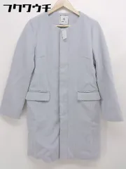 ■ ROPE PICNIC ロペピクニック ノーカラー コート サイズ38 ライトブルー レディース 【中古】 【1105200000771】