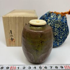 ☆茶入 陶器製 金属蓋付き 煎茶道具 ☆茶入 陶器製 金属蓋付き 煎茶道具 - メルカリ