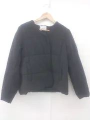 ◇ titivate ティティベイト スナップボタン ノーカラー 長袖 中綿 ジャケット サイズM ブラック系 レディース E  【1305250016733】のサムネイル