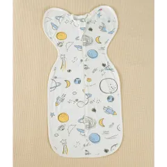 ☆ 宇宙 ☆ S ☆ 安眠おくるみ スワドル コットン ykswaddle3 ベビー おくるみ 赤ちゃん 着るおくるみ 手が出せる スワドル スリーパー スワドリング 足が出ない 新生児 安眠 快眠 モロー反射 寝袋 ぐずり 出産祝い プレゼント