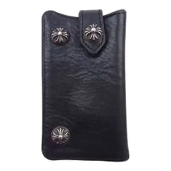 CHROME HEARTS クロムハーツ（原本無） キーケース レザー クロスボール キーケース ブラック系【中古】のサムネイル