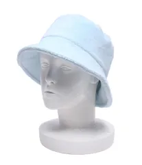 公式完売カラー！Miu Miuデニムハットベージュ x ボルドー