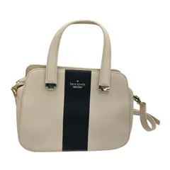 186000 現状品 kate spade new york ケイトスペードニューヨーク ハンドバッグ 白・黒 バイカラー 2way レディース