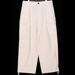 ATON COTTON VOILE SATIN PARATHUTE CARGO PANTS サイズ6 ウォームホワイトのサムネイル