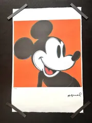 【限定品・証明書付】アンディ・ウォーホル リトグラフ 「ミッキーマウス」 限定品・証明書付】アンディ・ウォーホル リトグラフ 「ミッキー