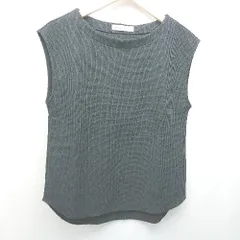 ◇ URBAN RESEARCH ラウンドネック ワッフル生地 カジュアル カットソー サイズFree ネイビー レディース E  【1310050035693】