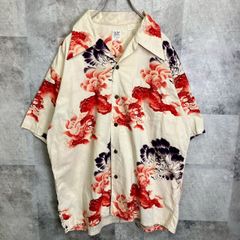 SUN SURF 唐獅子牡丹 アロハシャツ スペシャルエディション Lサイズ SS30212 ★お値段交渉を受け付けます。