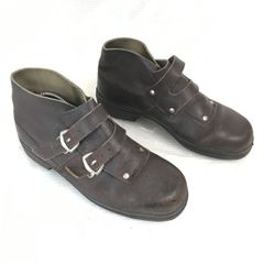 50'S60'S BUCO 純正 当時物 レザー イヤーフラップ ナックル パン