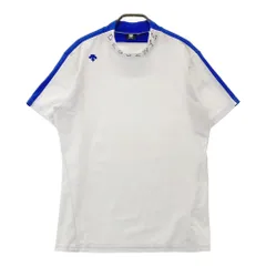 サイズ：L DESCENTE GOLF デサントゴルフ 2023年モデル モックネック 半袖Tシャツ  ホワイト系 [240101531808] ゴルフウェア メンズ ストスト