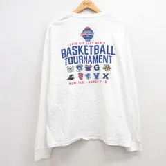 XL/古着 チャンピオン Champion 長袖 Tシャツ メンズ バスケットボール Jeep クルーネック 白 ホワイト 25jun27 中古