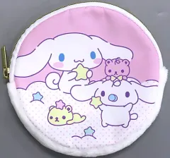 【中古】バッグ 5.シナモロール 丸型ポーチ ピンク 「サンリオ当りくじ シナモロール当りくじ」