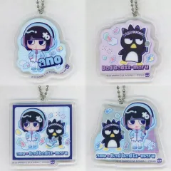 【中古】キーホルダー 全4種セット あの(ano)＆バッドばつ丸 アクリルチャーム 「ガシャポンくじ ano×バッドばつ丸 あそーとこれくしょん」 C賞