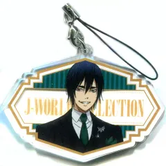 【中古】ストラップ(キャラクター) 花宮真 アクリルストラップ 「黒子のバスケ J-WORLD Collection Ver. Makoto Hanamiya 2017」 ミニアトラクション マネージャーのお仕事 キセキ賞