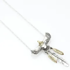 ネックレス メンズ シルバー925 シルバー ペンダント 鷹 イーグル 鷲 ウィング フェザー ネイティブ 送料無料 秋冬 大人気