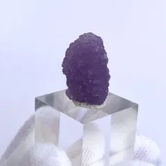 インドネシア産グレープアゲート 【一点物】 原石 鉱物 天然石 パワーストーン (No.1638)