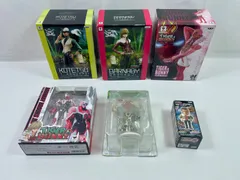 A1840・TIGER & BUNNY タイガー＆バニー ４体人形フィギュア ２体ロボットフィギュア フィギュア 未開封　(劣化あり）