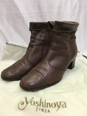 SARA NIRICO parma by YOSHINOYA ショートブーツ 69189 ブラウン /22cm