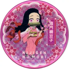 【中古】バッジ・ピンズ 竈門禰豆子 「ニジゲンノモリ×鬼滅の刃 第ニ弾 ネオン缶バッジ 56mm」