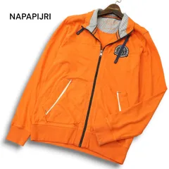 NAPAPIJRI ナパピリ 通年★ ロゴ ワッペン フルジップ ブルゾン ジャケット Sz.L メンズのサムネイル