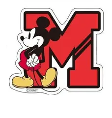 スモ 【送料無料】【ディズニーキャラクター】ダイカットステッカー【イニシャル】【ミッキーマウス】【映画】【アニメ】【ステッカー】【シール】【文房具】【雑貨】【グッズ】【かわいい】