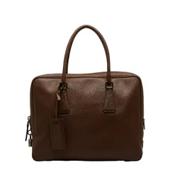 プラダ ビジネスバッグ ブリーフケース 書類カバン VS0305 ブラウン レザー メンズ PRADA【1-0127006】のサムネイル