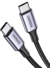★UGREEN USB Type Cケーブル 1M PD対応 100W/5A 超急速充電 USB C to USB C ナイロン編み 断線防止 iPhoneのサムネイル