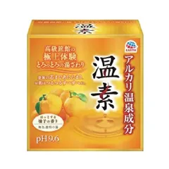 アース製薬 温素 入浴剤 柚子の香り 15包