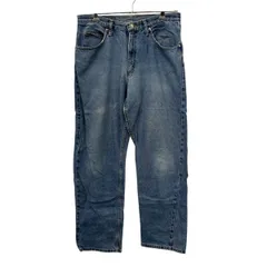 Wrangler デニムパンツ W33 ライトブルー ラングラー ジップアップ リラックスフィット アメカジ ジーンズ 古着卸 アメリカ仕入 2508-759