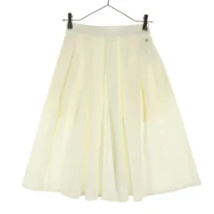 未使用 chocol raffine robe ショコラフィネローブ ミディスカート F ホワイト レディース 古着