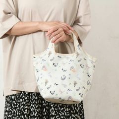 【バッグ】UCHINOKO プチ保冷コンパクト 折りたたみ プチプラ 軽量 花 キャット ネコ ねこ 猫グッズ cat