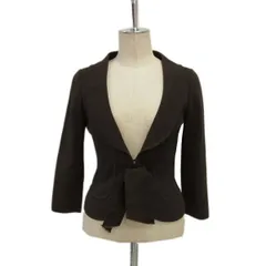 新品未使用　FOXEY 38 茶　ジャケット　カーディガン　フォクシー　コート FOXEY フォクシー レディジュエルニットジャケット カーディガン