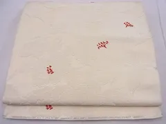 平和屋着物■六通柄袋帯　唐織　牡丹文　逸品　n-je3012