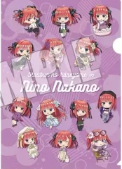【中古】クリアファイル 中野二乃 「五等分の花嫁∽ AU-COOP 蔵出し市(2024) A4ブラインドクリアファイル ＜蔵出し市 ちびキャラ＞」