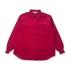 90s Christian Dior SPORTS クリスチャンディオール コーデュロイ  長袖シャツ M/ビビットピンク レディース ビンテージ