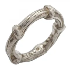 最終価格【希少品】【美品】TIFFANY & COティファニーバンブーリング8号 TIFFANY&Co. ティファニー バンブー リング・指輪 シルバー