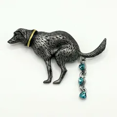 BC054 ブローチ ワンちゃん 犬 ピンブローチ ラペルピン バッジ ピンズ