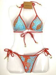 p*!様 Ed Hardy ビキニ セパレート水着 ラインストーン エド・ハーデ