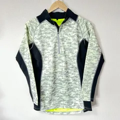(^w^)b WORKMAN ワークマン ストームシールド ハーフジップ ワークシャツ プルオーバー トップス 長袖 裏起毛 ストレッチ 防風 防寒 アウトドア 登山 トレッキング ワークウェア グレー系 メンズ サイズLのサムネイル