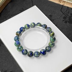 シルバー925 クロスボールビーズ×フェニックスラピスラズリ 