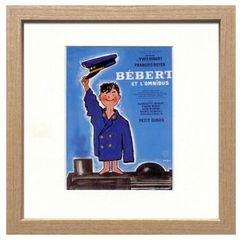 フランス映画 BÉBERT ET L'OMNIBUS ポスター 額装 レトロ - メルカリ