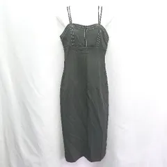 ◇ earth music&ecology アース ミュージック＆エコロジー ロング丈 ワンピース サイズS ブラック レディース E  【1407020066303】