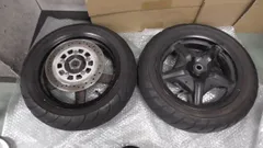 SE44JシグナスX125 純正Fホイールタイヤ付＊送料込み＊修理流用