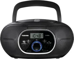 【未使用品】東芝 CDラジオ Bluetooth搭載 横型コンパクト TY-CW10-K ブラック