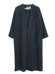 ブルーブルー BLUE BLUE JAPAN インディゴ クサキ ジャカード キモノコート 1 ネイビー 2021SS アウター 上着 ジャガード ロング ガウンのサムネイル