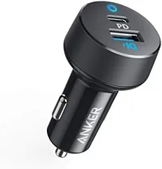Anker PowerDrive PD 2（32W 2ポート カーチャージャー）【USB Power Delivery対応/PowerIQ搭載/コンパクトサイズ】iPhone 15 シリーズ、iPad、Galaxy、Xperiaその他Android各種対応のサムネイル