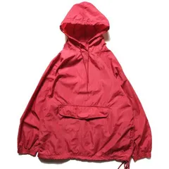 90's ギャップ GAP ナイロン アノラックパーカー (M) 赤系 プルオーバー 90年代 旧タグ オールド 青タグ デカタグ 古着 Y2K　アメリカ古着 USED  ビンテージ ヴィンテージ